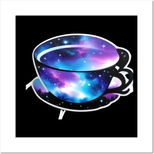 Milky way  in the cup Posters and Art